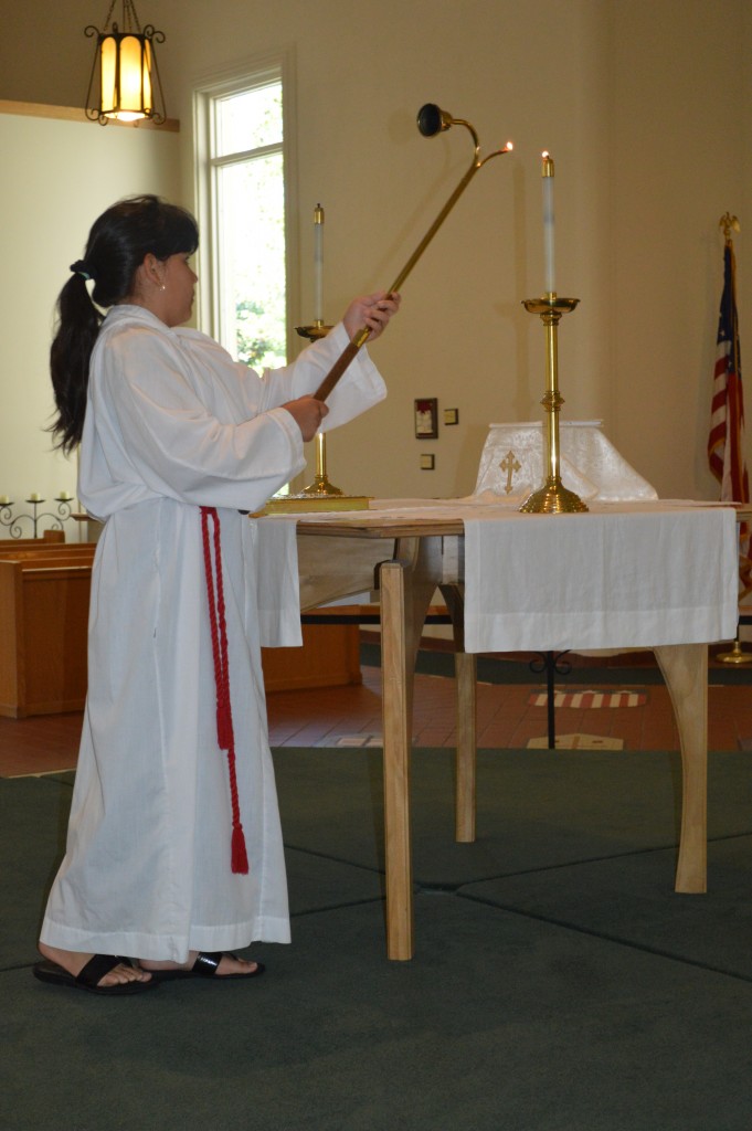Acolytes at Saint Monica's Episcopal Church Saint Monica's Episcopal